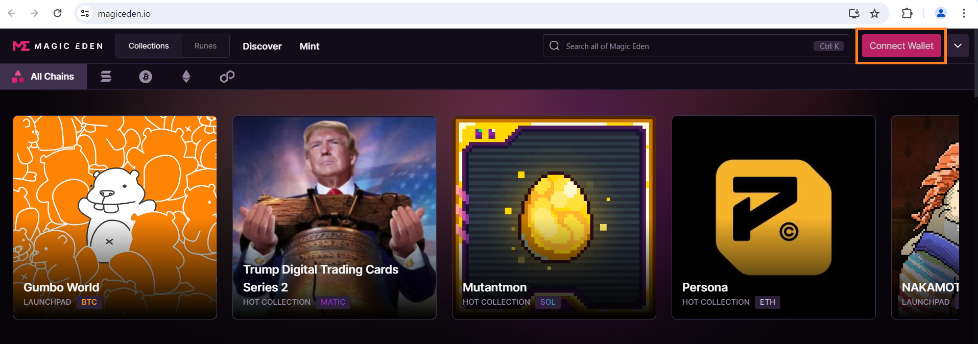 Magiceden website